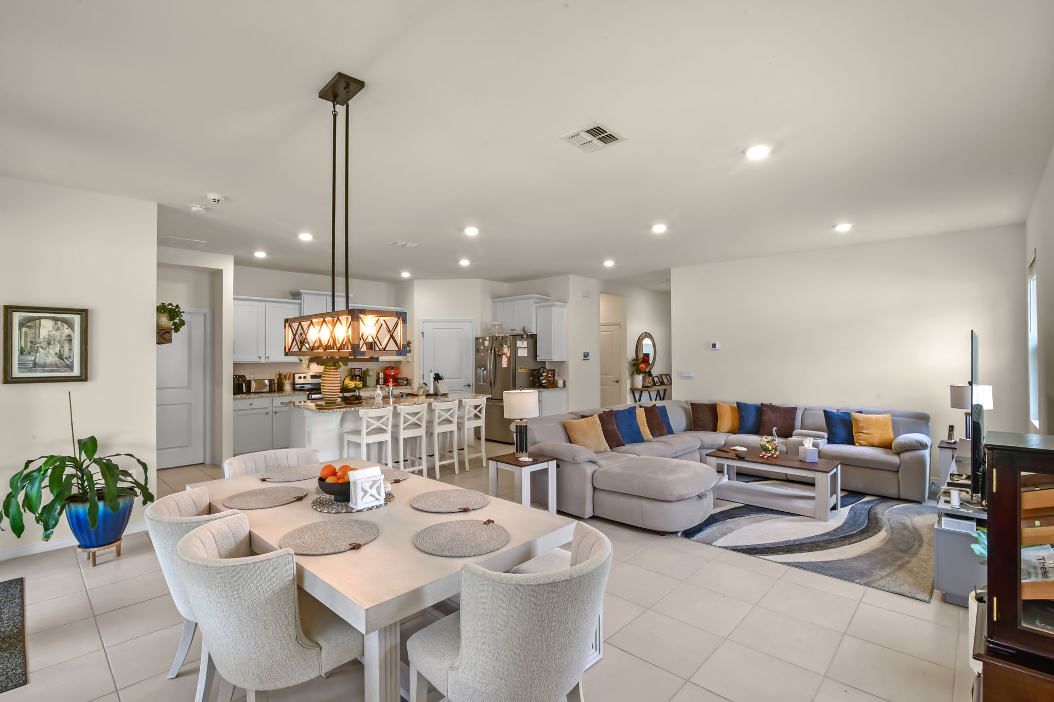 Open concept living room at 6345 SW 88th Loop in Ocala